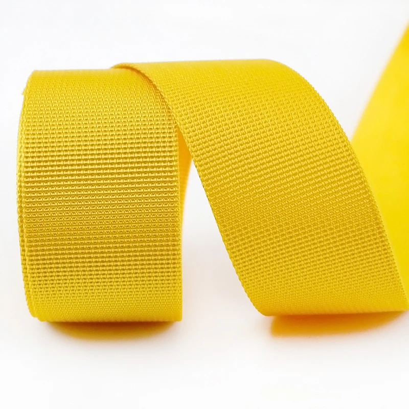 Durable Nylon Webbing Roll for Bag Strap and Decorative Accessories, 5M x 20-50mm