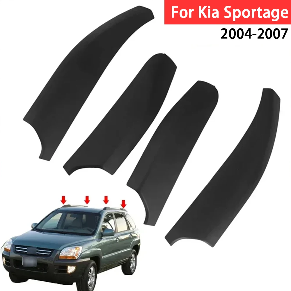 Car Exterior Parts 1/4pcs Car Roof Rack Cover Bar Rail End Shell Cap for Kia Sportage 2004-2007 Automobiles Exterior Parts 2004-2007 872911F001
