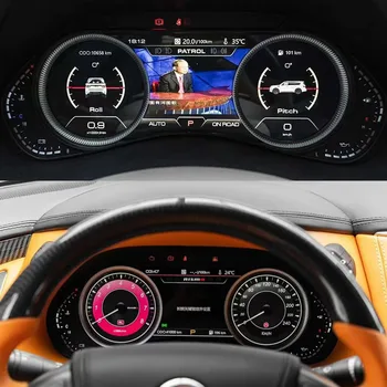 Panel de instrumentos digitales LCD de 12,3 pulgadas para TOYOTA FJ LAND CRUISER 2007-2024 velocímetro Panel de instrumentos virtuales medidor de cabina 1
