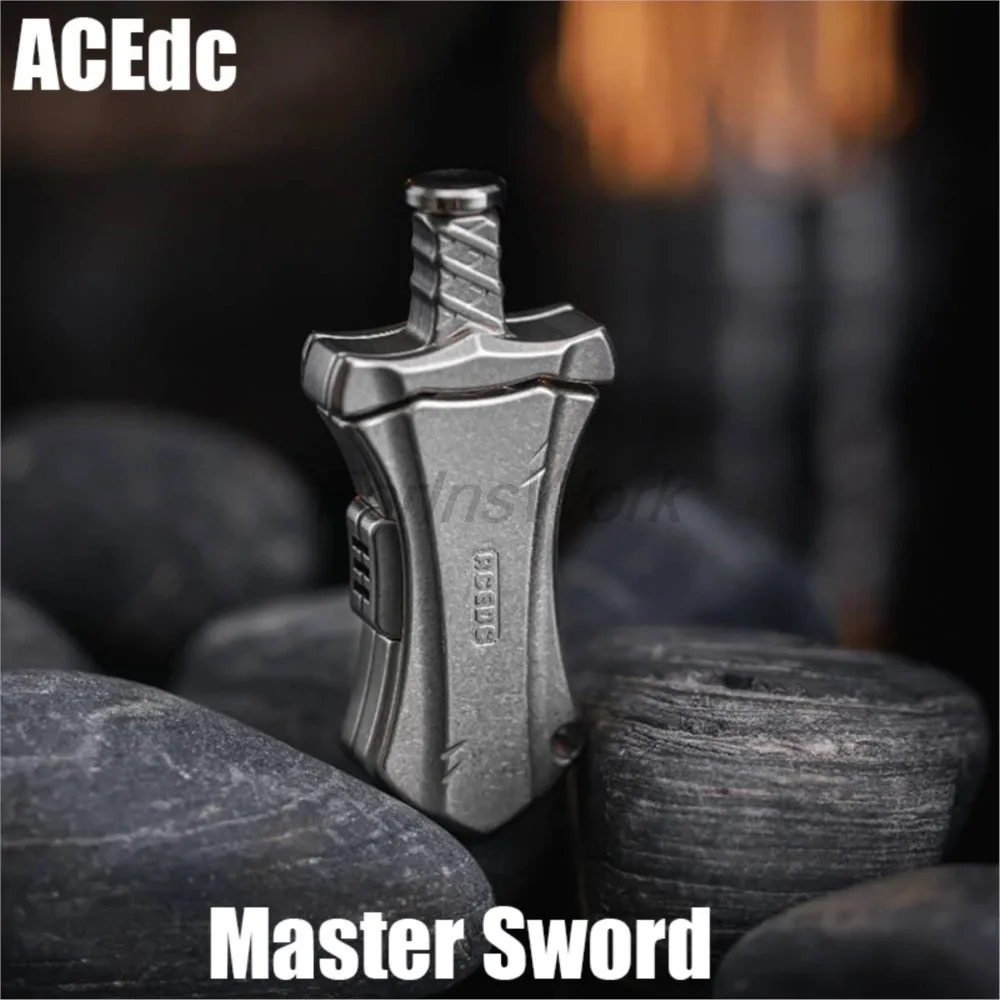 ACEdc Zirconium Stock Master Sword Mechanical Non-magnetic Push