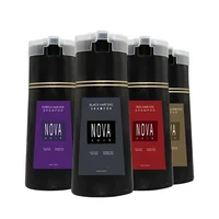 Nova teinture des cheveux 3-en-1 soin des cheveux shampooing naturel rapide cheveux blancs teints noir teinture des cheveux commodité durable hommes femmes soins des cheveux 5