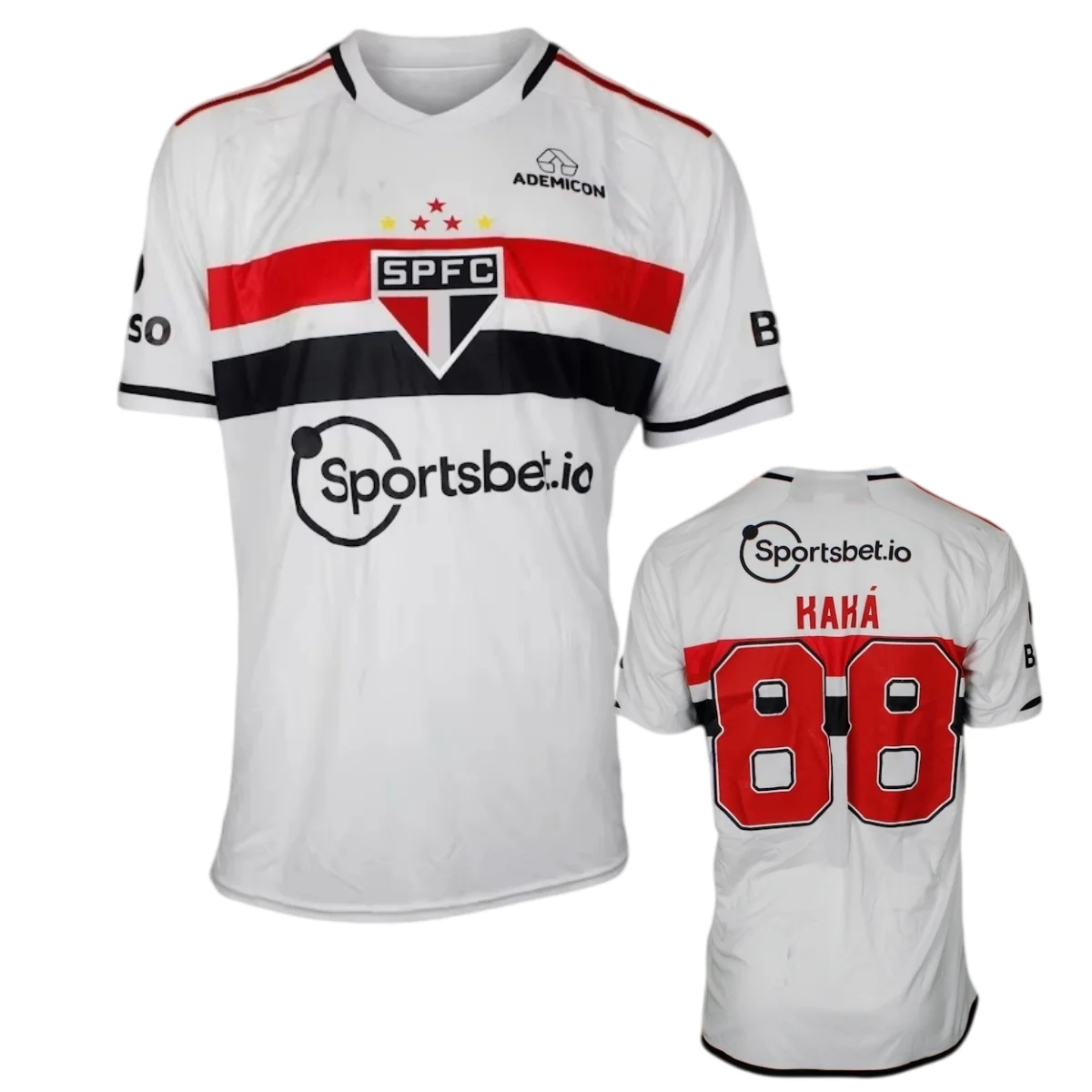 Neues São Paulo 3D-Druck-Nummern-Fußballtrikot für Herren, atmungsaktives, schnelltrocknendes Kurzarm-T-Shirt, passende Familienkleidung