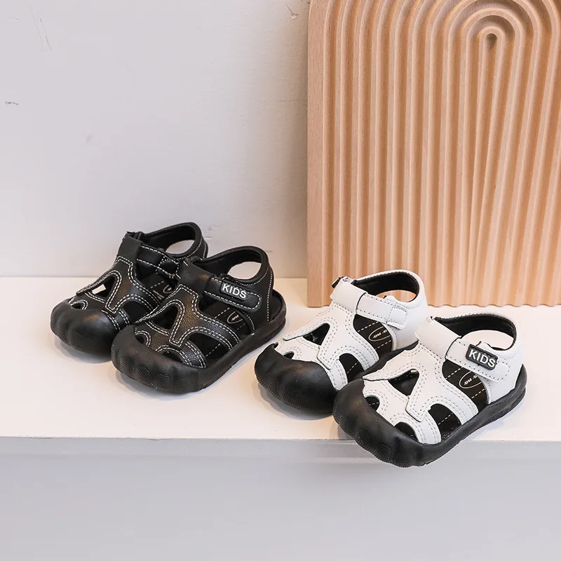 Baby Shoes Baby Breathable Walking Shoes Summer Soft Soled Boys' Sandals Kick Resistant Children's Casual Beach