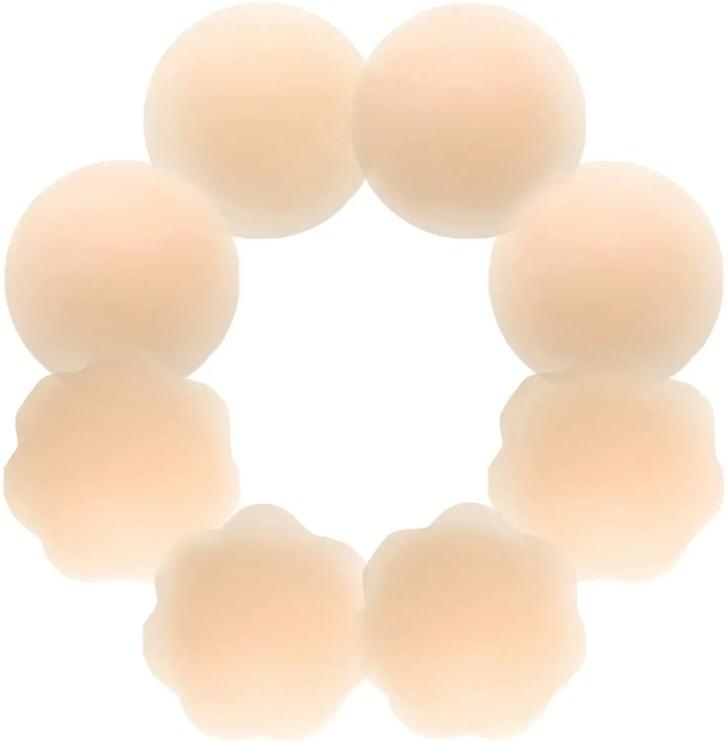 24 Pairs Reusable Female Breast Petals Lift Nipple Cover Invisible Petal Adhesive Invisible Silicone Bra Breast Stickers Women