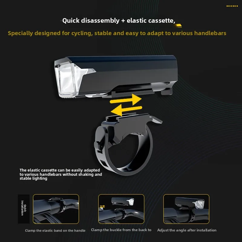 USB Rechargeable Bike Light Headlight - Image 2