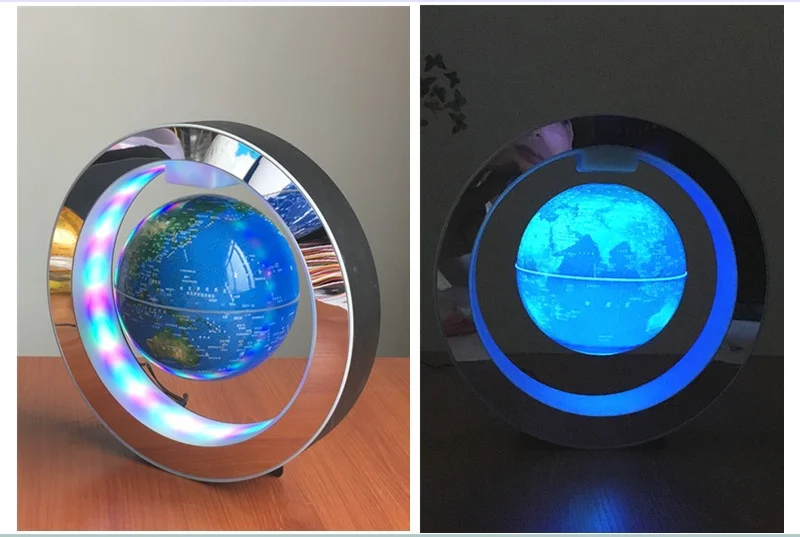 4/6inch Magnetic Floating Globe Desk Decoration Living Room Office ...