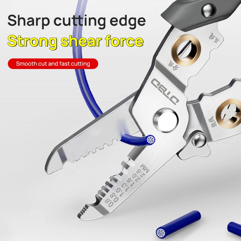 Wire Stripper Decrustation Pliers Multi Tool Ire Stripper Electric Cable Stripper Cutter Multifunctional Wire Repair Tool Pliers