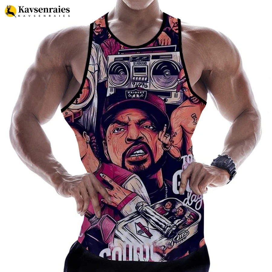 

Модные стильные майки Rapper B.I.G Biggie, жилет с 3D Цифровым принтом в стиле Харадзюку, новинка, мужские и женские Безразмерные футболки, 6XL
