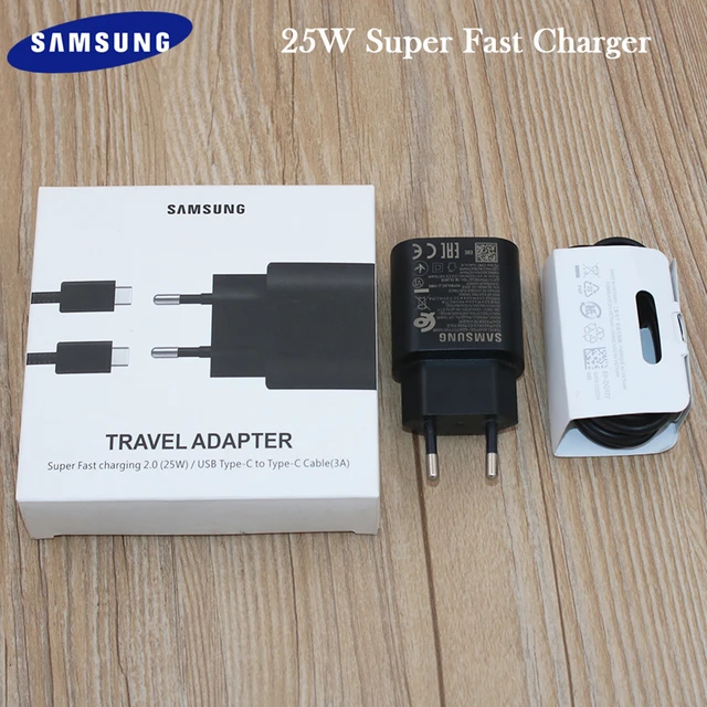 Samsung Note 20 Ultra 10 Plus Charger EP-TA800 25W Super Fast PD Adapter  USB C