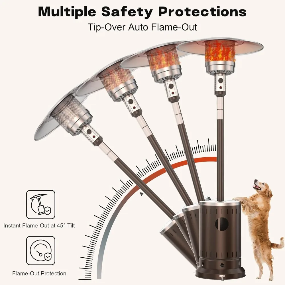 High-BTU Stainless Patio Heater 4