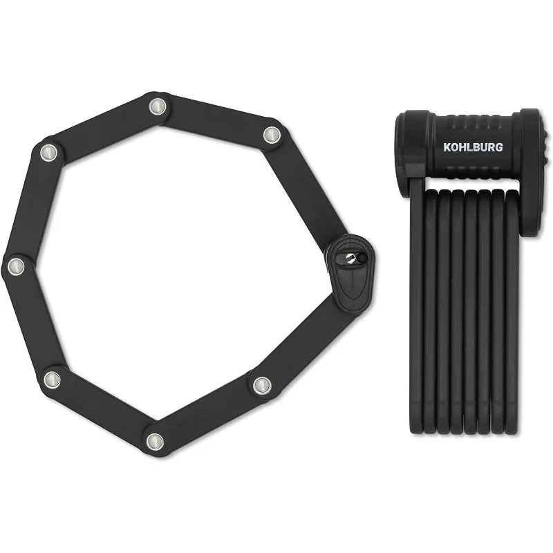 

Security Folding Lock - 35" Foldable Bicycle Lock - high German Security Standard - Very Secure Folding Bike Lock