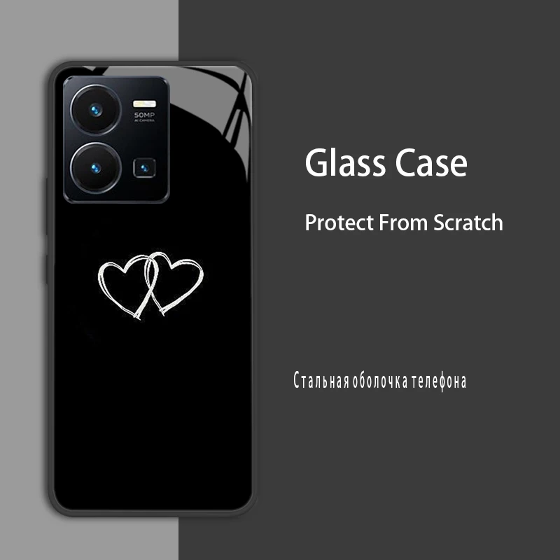 Enhanced Protective Tempered Glass Bumper Case Cover