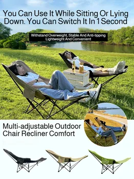 Folding Reclining Camping Chair 1
