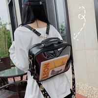 Ita Bag Cute Female Clear Backpack Transparent Backpacks Ita Shoulder Bag  for Teenage Girl Women Jelly Itabag Bagpack 1