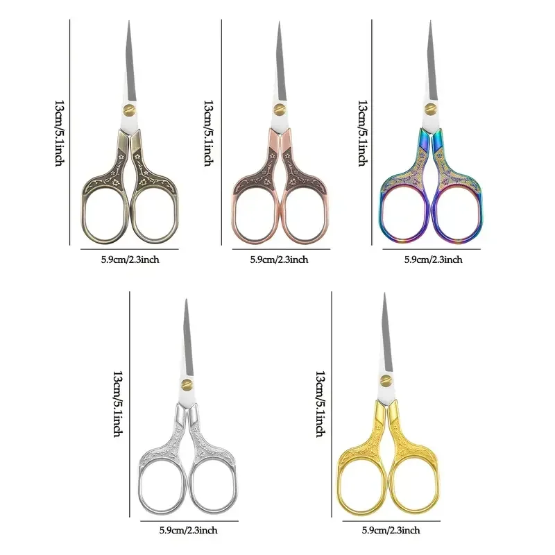 Stainless Steel Vintage Scissors Sewing Fabric Cutter Embroidery Scissors Tailor Scissor Thread Scissor Tools for Sewing Shears sewing scissors