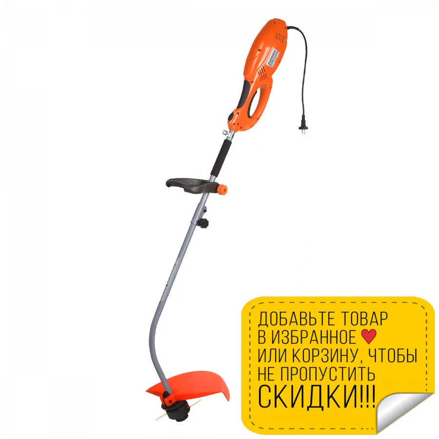 Триммер электрический PATRIOT ELT 1000 (Мощность 950 Вт ширина скашивания 35 см диаметр