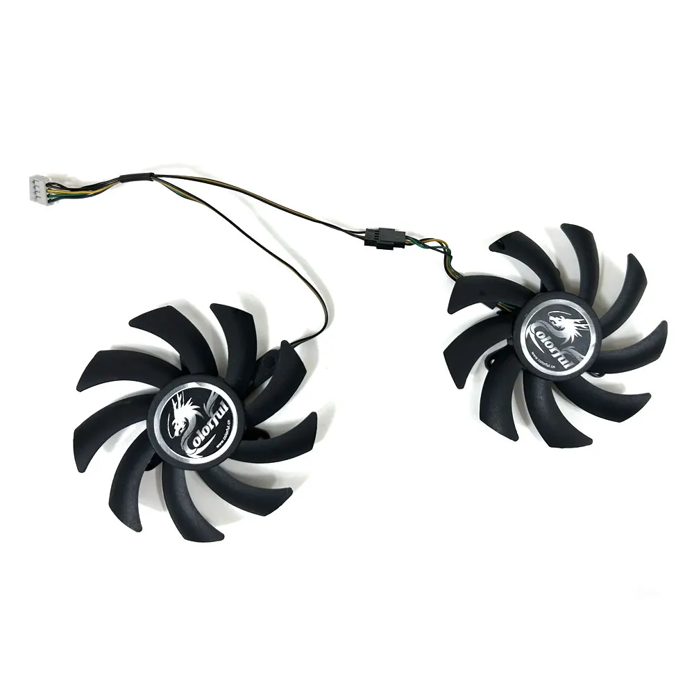 

83MM 4PIN For Colorful GTX1050TI 1650 1630 GPU fan DIY 85MM iGame GTX1650 SUPER Ultra 1630 1050 GTX1050Ti Cooling Fan