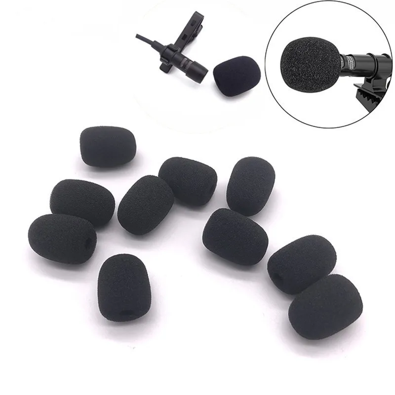 PLABBDPL 15 Pezzi Spugna Microfon Protezione in Gommapiuma per Microfono Cuffie, Copertura in