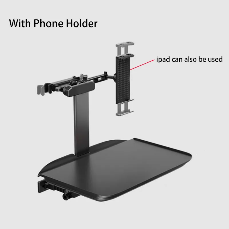 With phone holder