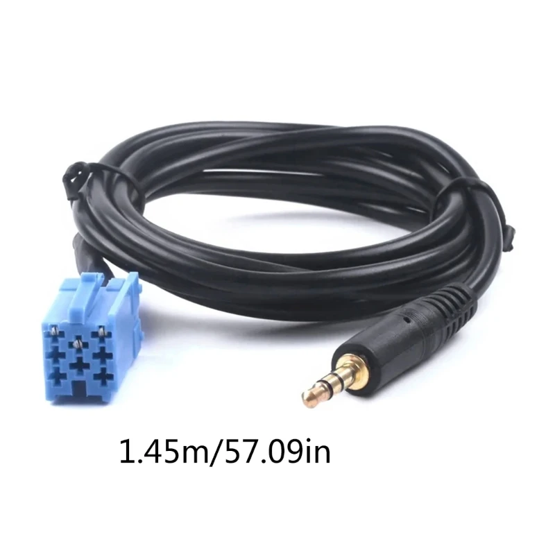 Car AUX Audio Input Cable Adaptor 3.5mm For VW Golf Passat B5 Bora Polo Blaupunkt CD player for Fiat Bravo CD player for phone audio cable car wire cable adapter