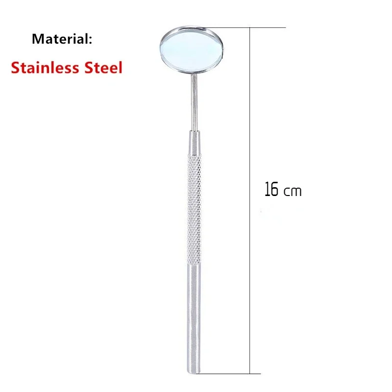 Makeup Mirror Dental Mouth Mirrors Checking Eyelash Extension Stainless Steel Teeth Whitening Clean Oral Eyelash Supplies Tools