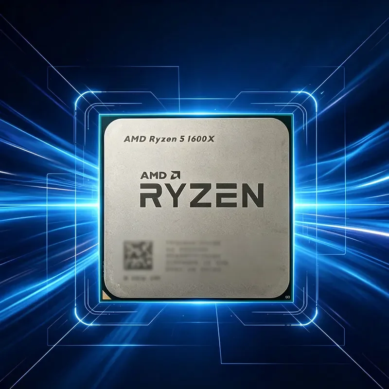 AMD Ryzen 5 1600X 3.6GHz 6코어 12스레드 CPU 95W L3 16M YD160XBCM6IAE 소켓 AM4 R5 1600X