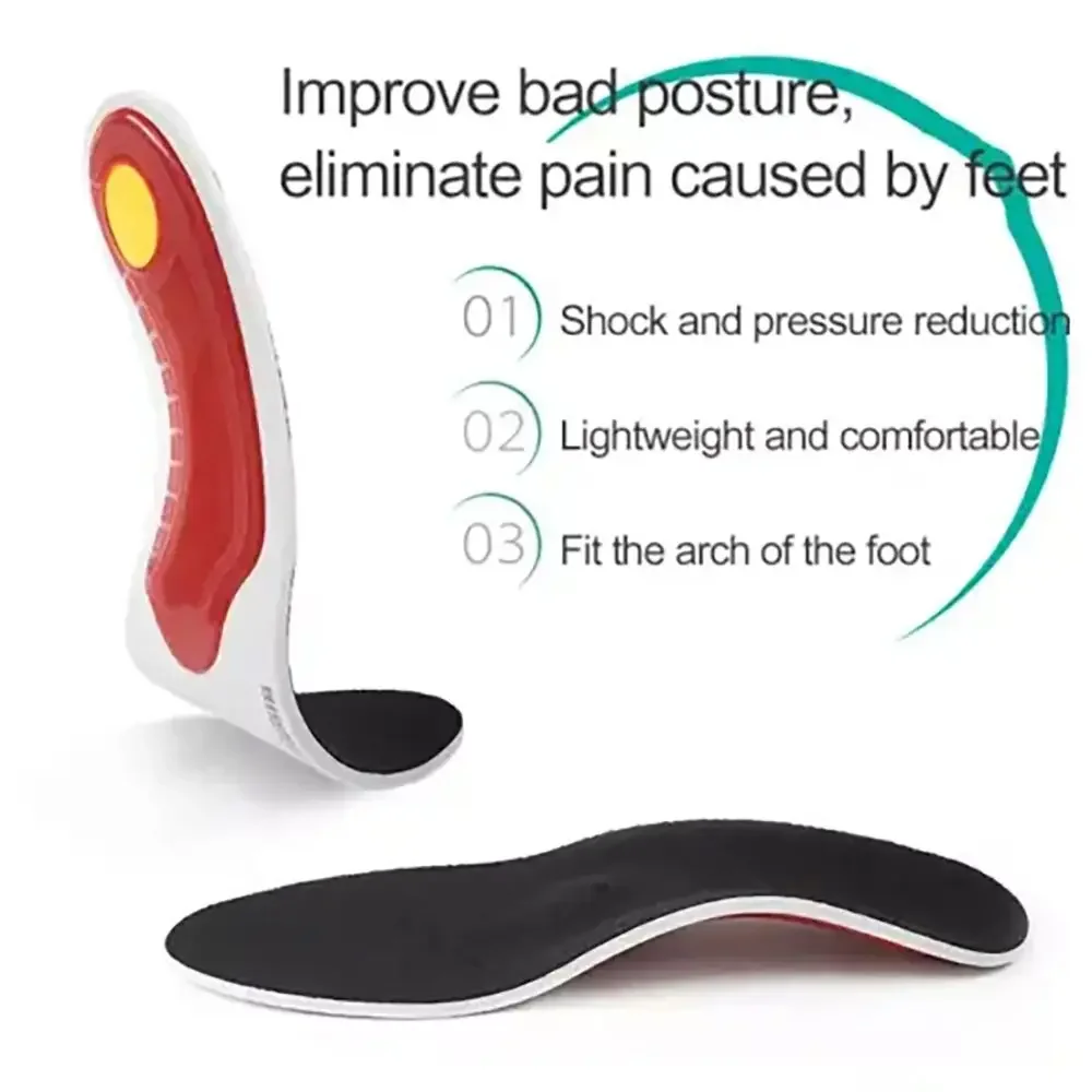 Orthopedic Sport Insoles Shoes Sole Shock Absorption Deodorant Breathable Cushion Running Insoles Man Women Orthopedic
