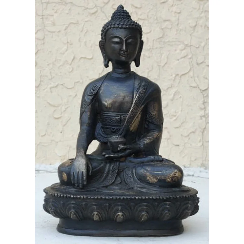 

Old Antique Bronze Sakyamuni Buddha Statue Tibet Buddhism Bodhisattva Statues