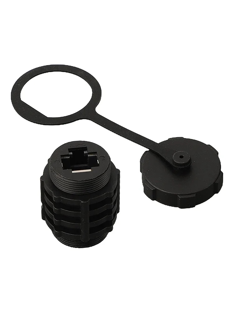 E13 Waterproof Connector Network Switch Coupler Threaded Dual NetworkPort Socket Herramientas Ferramentas Taladros