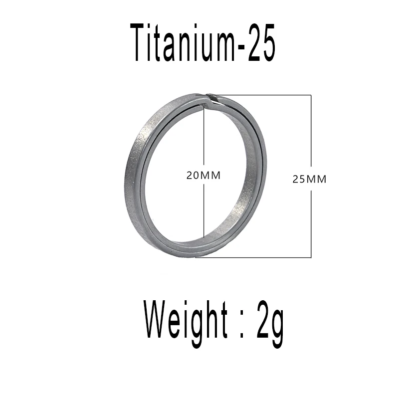 Titanium Quick Release Keychain with Rotary Universal Joint and EDC Quick Hang Buckle - Super Lightweight
