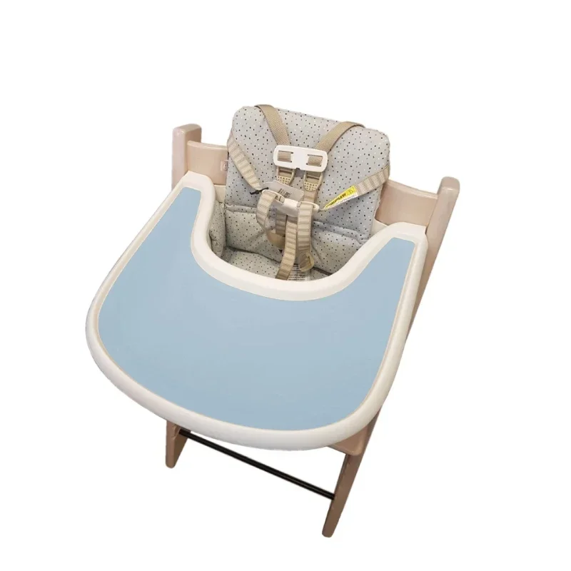 BPA Free Silicone Baby High Chair Dining Placemat Non-slip Easy Clean High Seat Tray Cover Washable Table Mat For Growth Chair