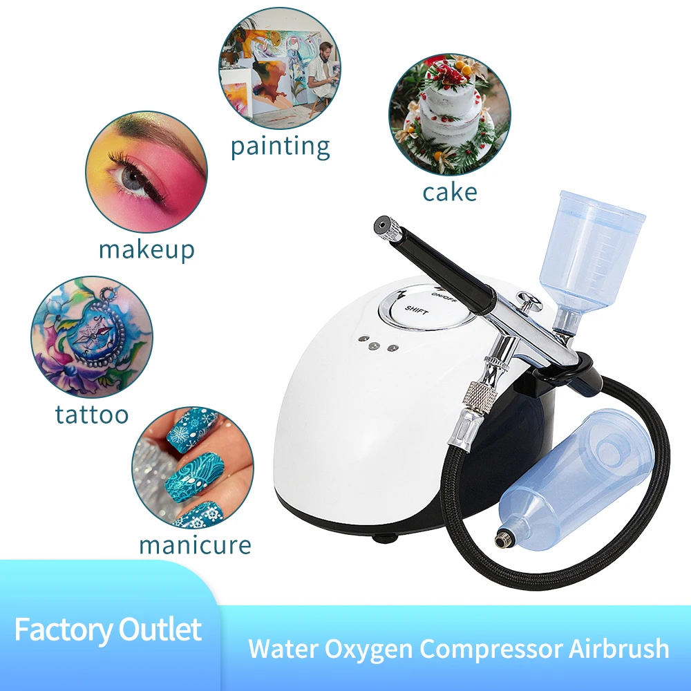 high-compression-water-oxygen-compressor-airbrush-face-steame-injector-machine-facial-makeup-cake-nail-art-desgin-graffiti-tool