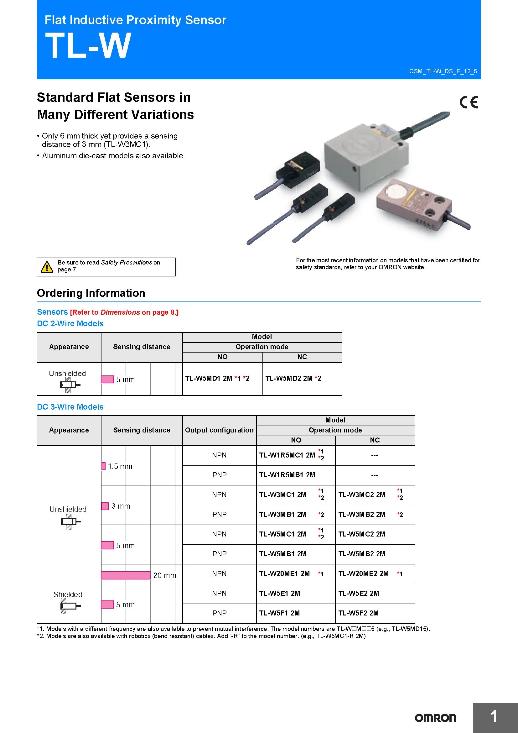 OMRON Authentischer Original-Näherungsschalter TL-W1R5MC1 W3MC1 W5MC1 W3MB1 W5MD1 W5E1 W5MC2 W5F1 W5MD2 W3MB2 W20ME2 W5E2 – Detail 1