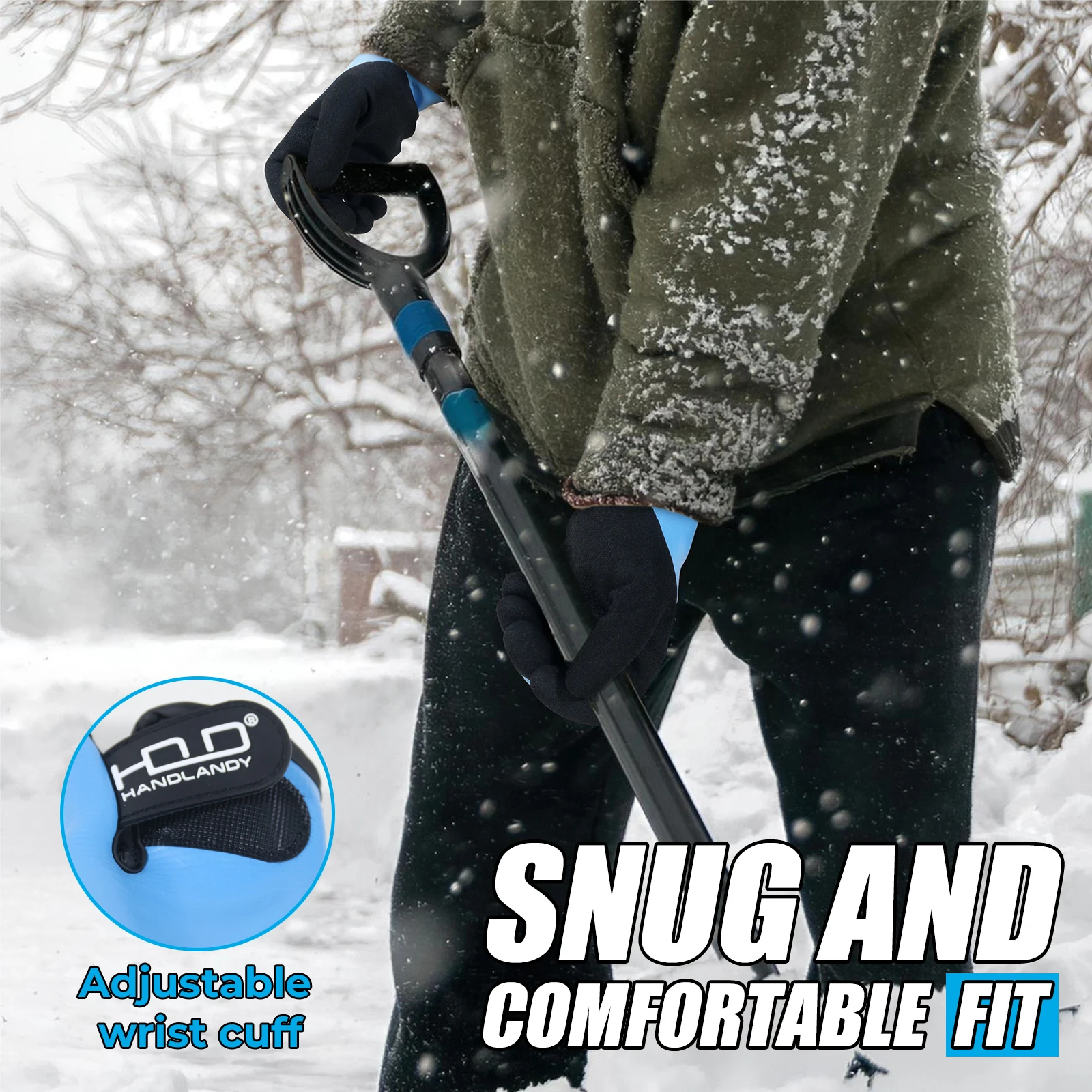 Waterproof Work Gloves for Cold Weather Insulated Winter Freezer Work Gloves with Grip CE certification work gloves work gloves protective gloves insulating gloves