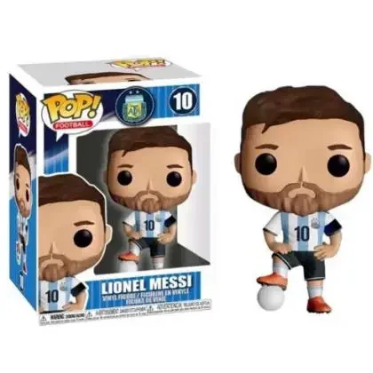 thumbnail image 4 of Figura de vinilo Funko Pop Football Star Lionel Messi n.° 10 n.° 50 Colección Edición limitada Modelo Juguetes para niños Regalo de cumpleaños, 4 of 5