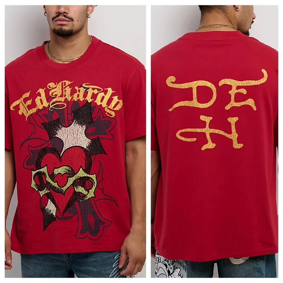 T-shirt in cotone con grafica di tendenza streetwear da uomo e donna, con stampa tatuaggio Tigri, stile streetwear estivo - immagine 6