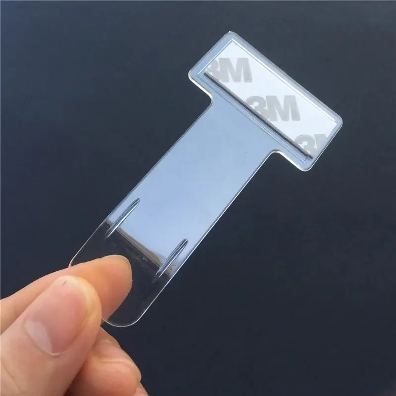 Car Styling Parking Ticket Holder Fastener Card Holder Invoice Receipt Mounting Fastener Plastic Organizer Windshield Sticker - Image 3