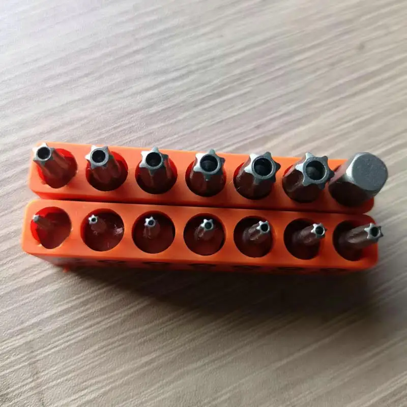 14pcs 25mm Torx Screwdriver Bits T5-T40