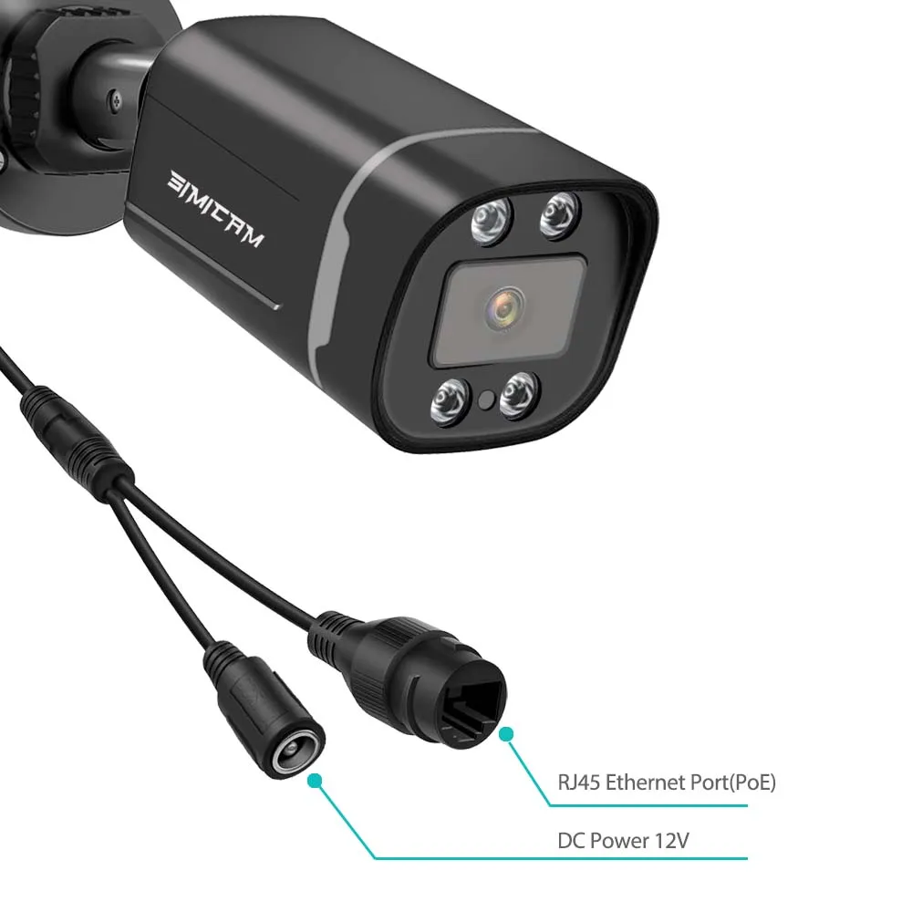 4K 8MP POE IP Camera, H.265 Audio Dome Security Camera, Human Detection, IR Night Vision, ONVIF, 48V POE, CCTV Surveillance Came 6