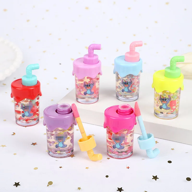 24Pcs Cute Cartoon Fruity Lip Gloss Set Party Favors 6 Colors Color Changing Lip Gloss Liquid Lipstick Lips Makeup 4