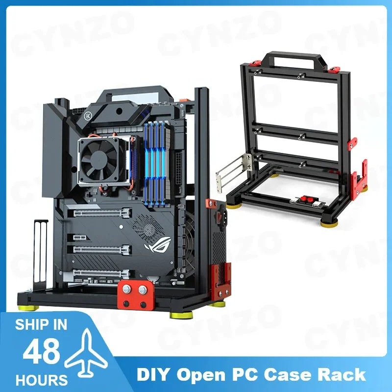 Usb Open Computer Case Frame Rack Atx Gamers Cabinet Diy Mini Itx Desktop Water Cooler Matx Creative Pc Modding Gaming Chassis