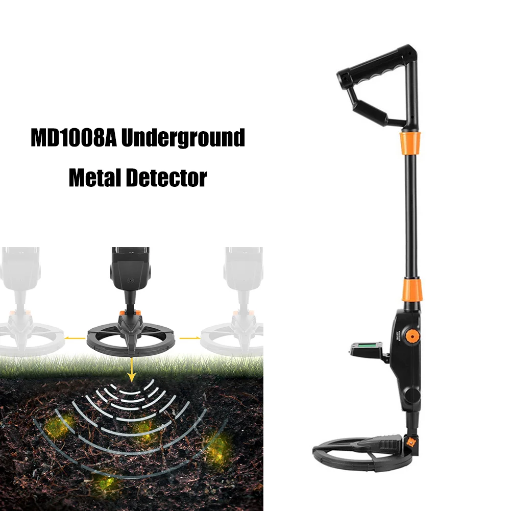 MD1008A Metal Detector Professional Handheld Gold Treasure Underground Metal Detector Tracker Seeker Finder Kids Metal detector 4