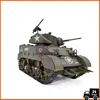 COOLBANK RC Tank 1/16 Scale 2.4ghz U.S. M5A1 Stuart Light Tank Model, Remote Control Tanks with Sound and Light  for Boys Adults 2