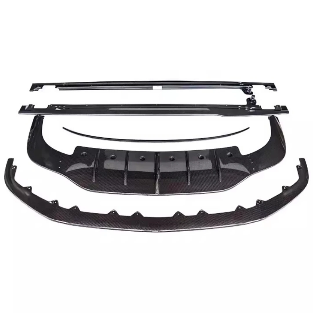 

Body Kit Carbon Fiber Front Rear Lip Side Skirt Tail Wing Assembly For Bentley Continental GT W12 2018-21 modified Accessories
