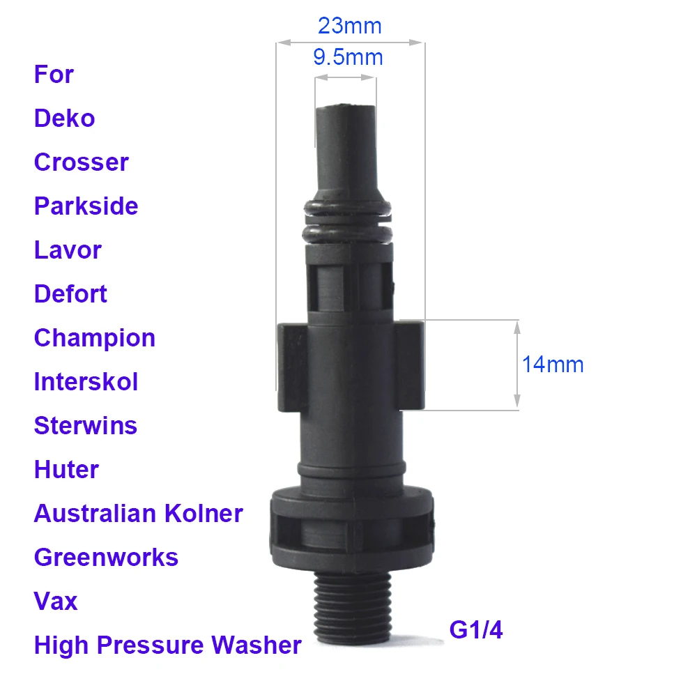 Foam Gun Snow Foam Lance For Parkside Lavor Vax Craftsman Defort Champion Kolner Huter Sterwins Greenworks High Pressure Washer 3