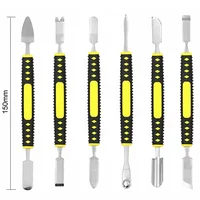 6pcs Hand Tools Set Phone Repair Tools Kit Disassembly Blades Pry Opening Tool Metal Crowbar Disassemble Kit Phone Spatula 6