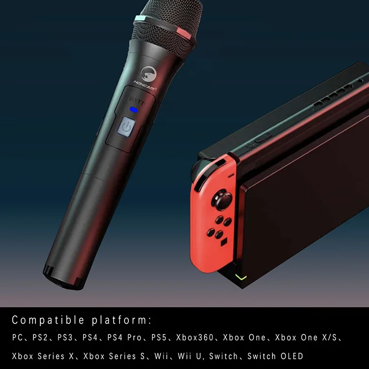 Wireless Game Microphone Karaoke Speaker Hifi Mic For Switch Ps5 Ps4 Xbox  One Wii U Game Console Karaoke Accessories - Accessories - AliExpress