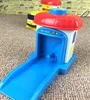 [Funny] 4pcs/set Scale model Tayo the little bus children miniature bus baby oyuncak garage tayo bus Ejection impact car vehicle 5