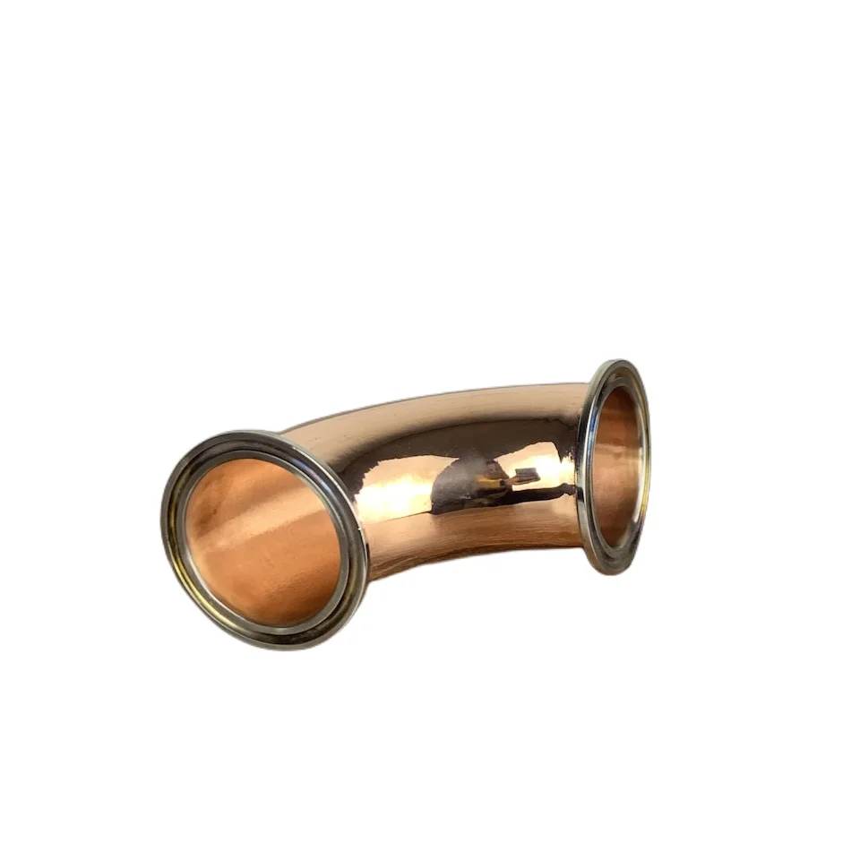 Clamp 2"(51mm) OD64mm Copper Elbow 90 degree