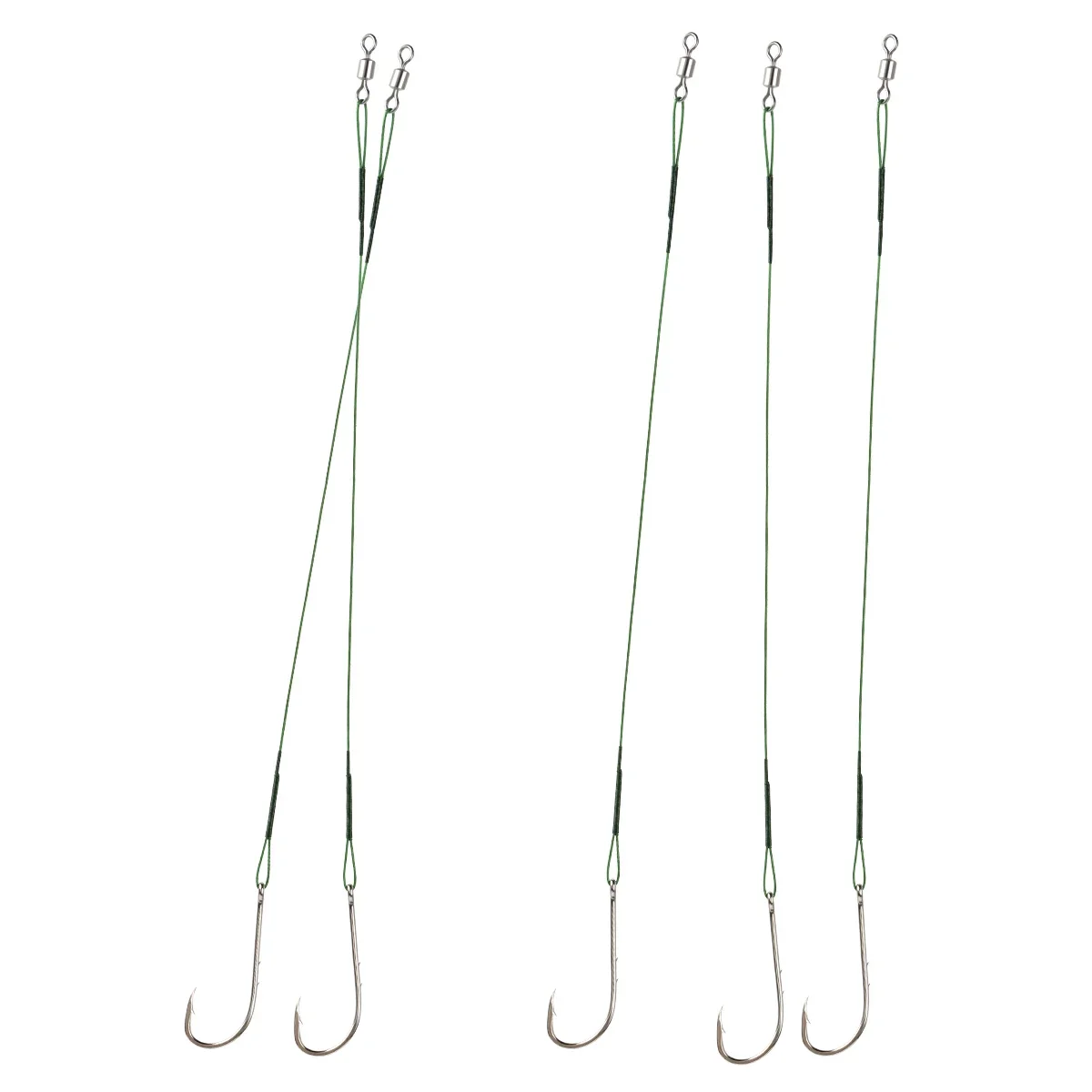 20pcs Anti Bite Steel Wire Leader Leashes For Fishing 30LB With ...